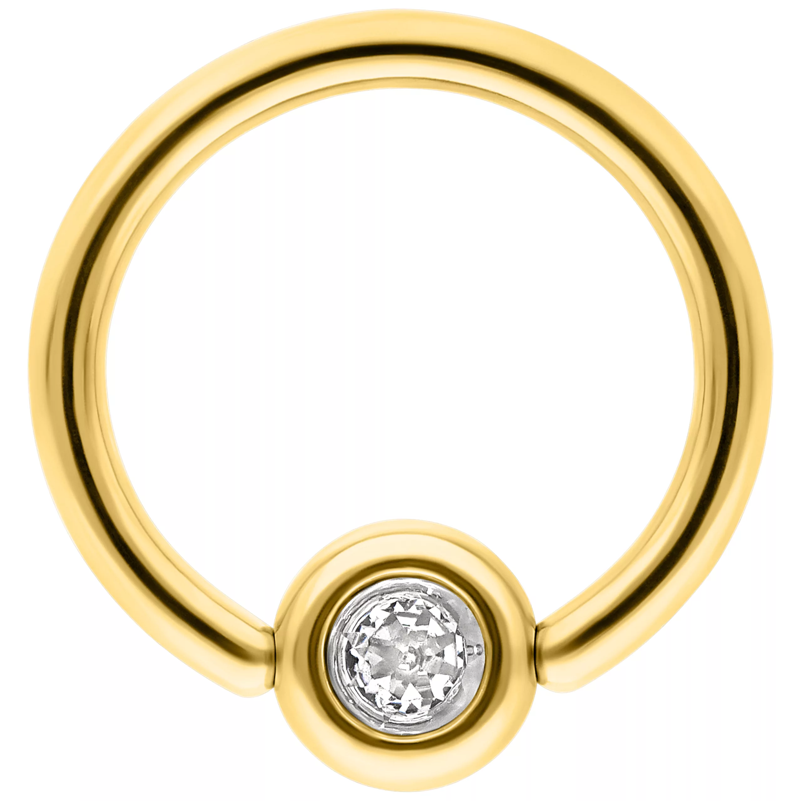 Medi Flat Back Jewelled Clip in Ring Medi Flat Back Jewelled Clip in Ring