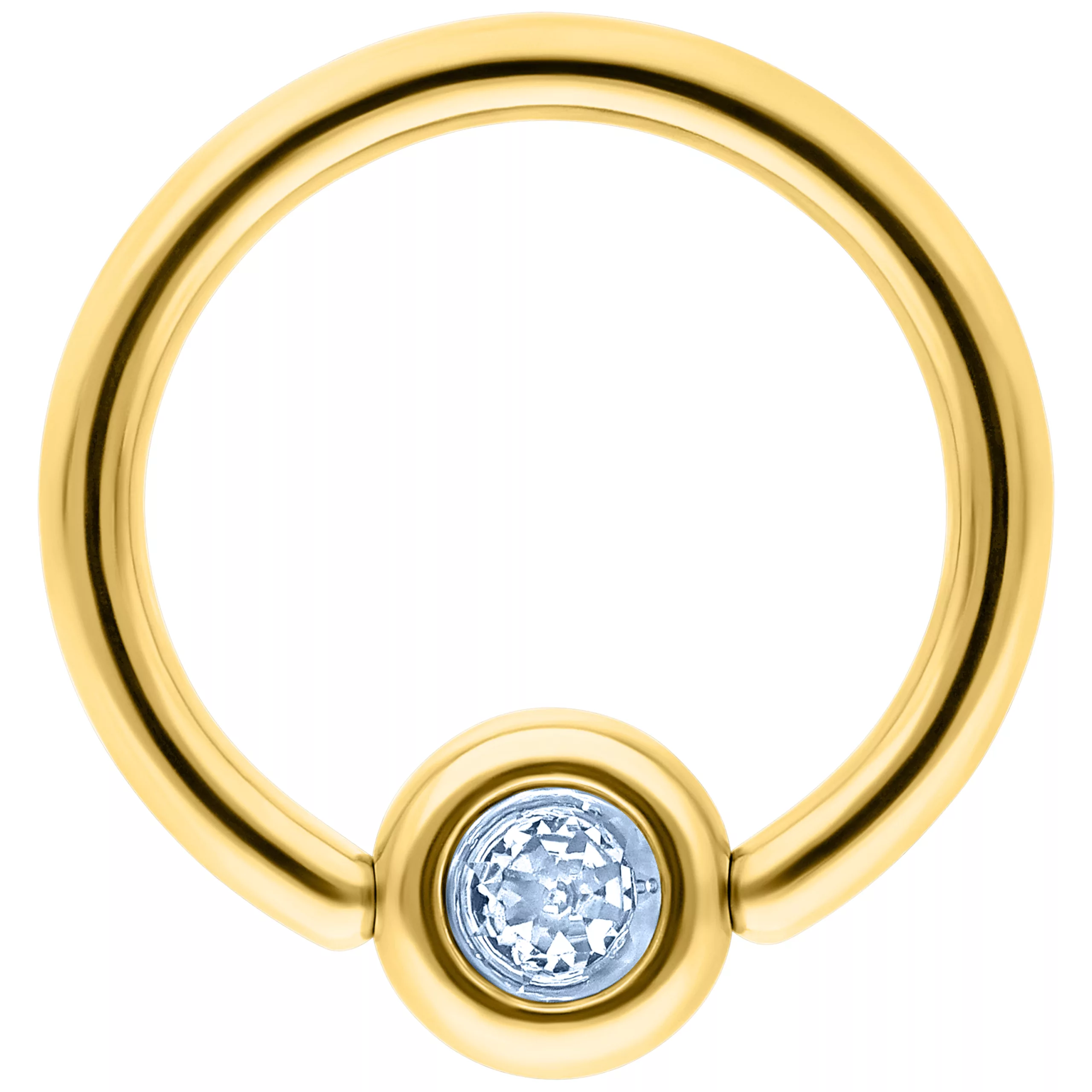 Medi Flat Back Jewelled Clip in Ring Medi Flat Back Jewelled Clip in Ring