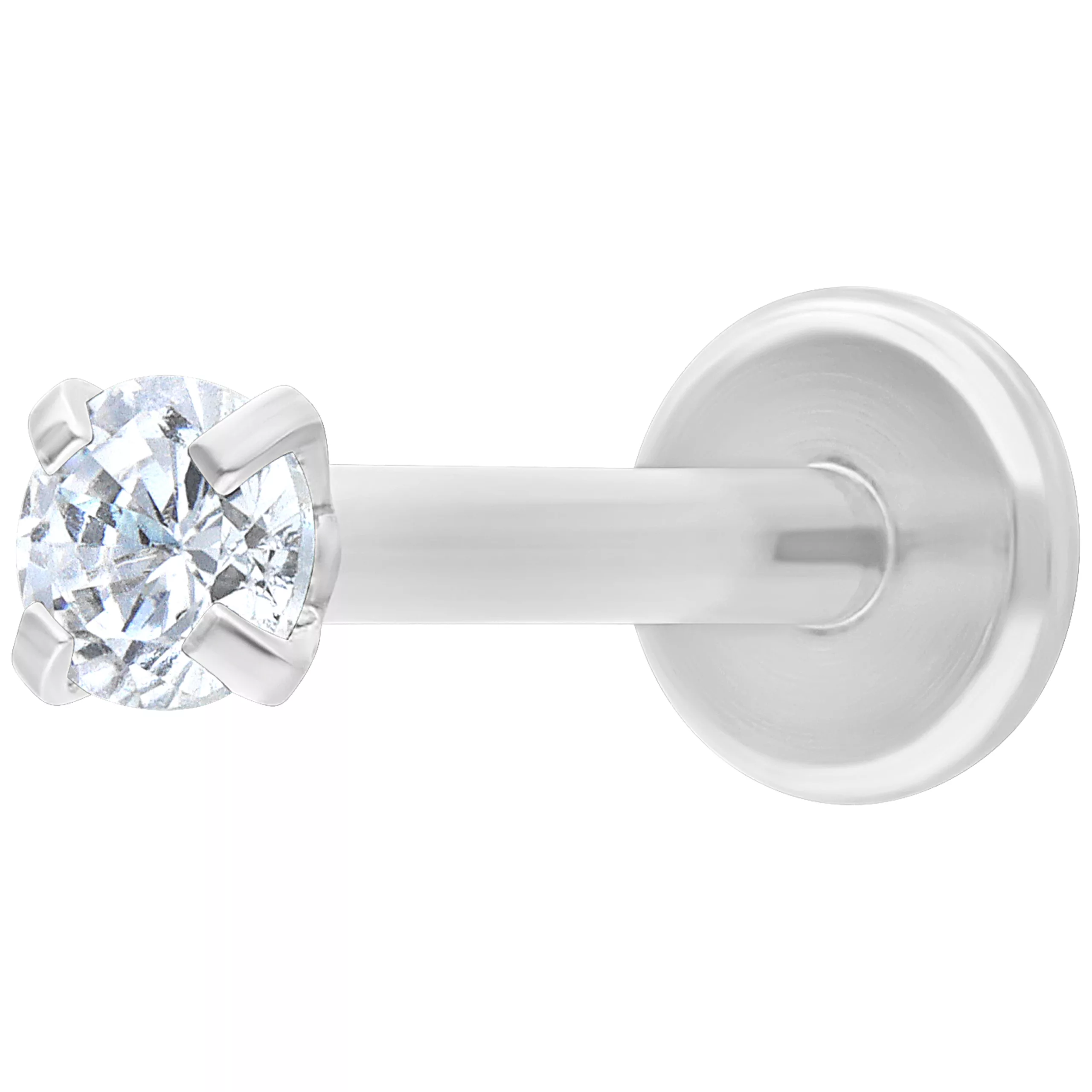 Round Crystal Internally Labret Round Crystal Internally Labret