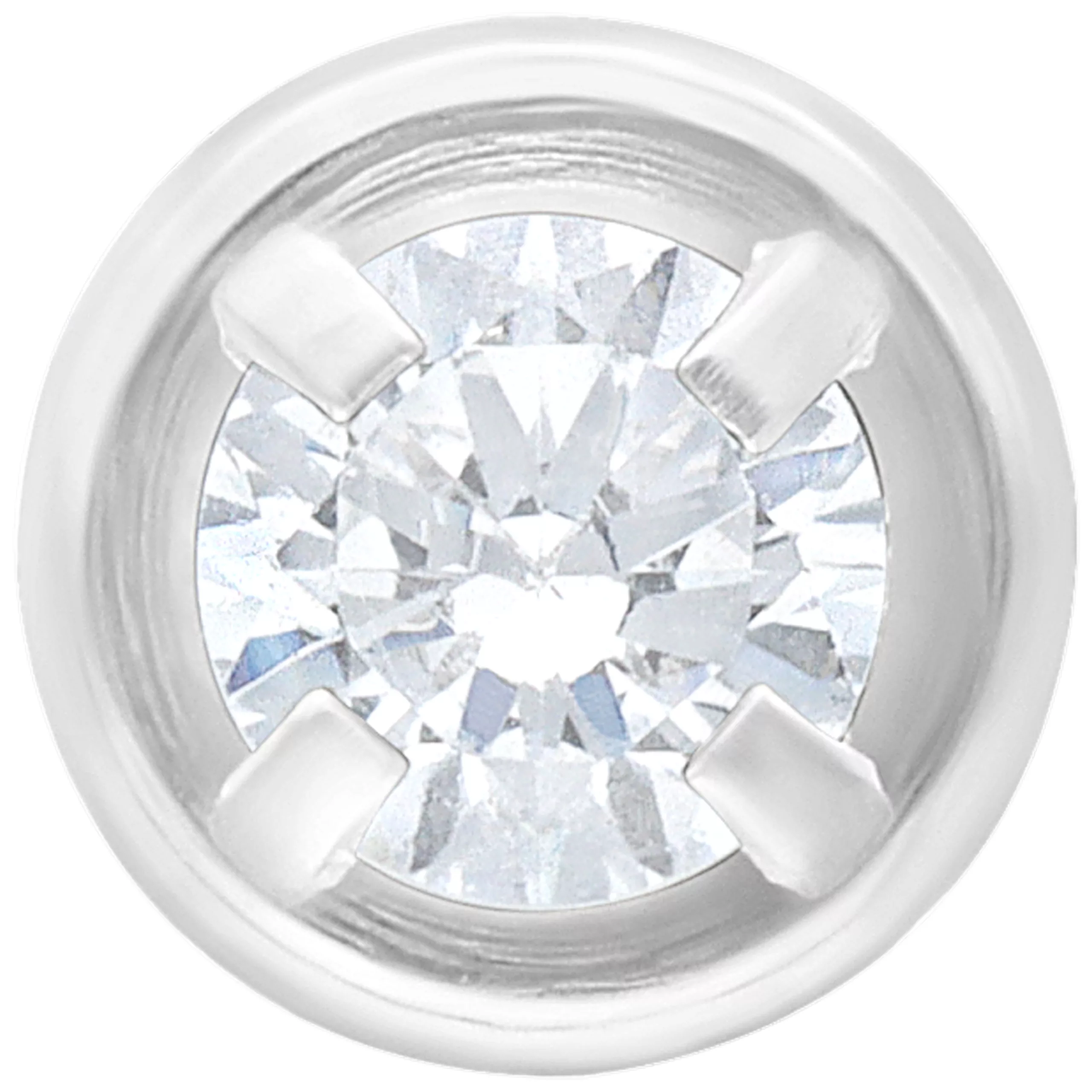 Round Crystal Internally Labret Round Crystal Internally Labret