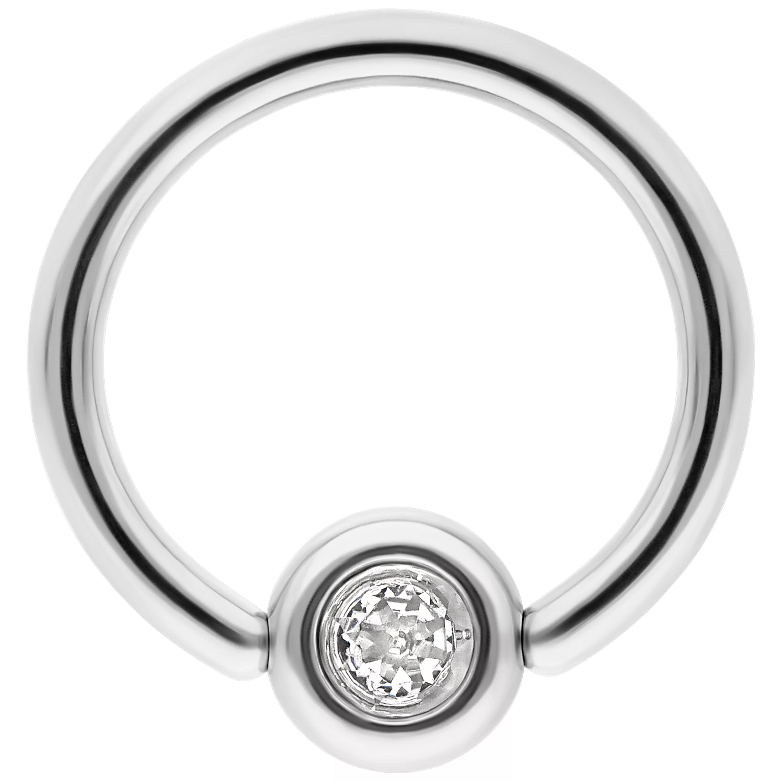 Medi Flat Back Jewelled Clip in Ring Medi Flat Back Jewelled Clip in Ring