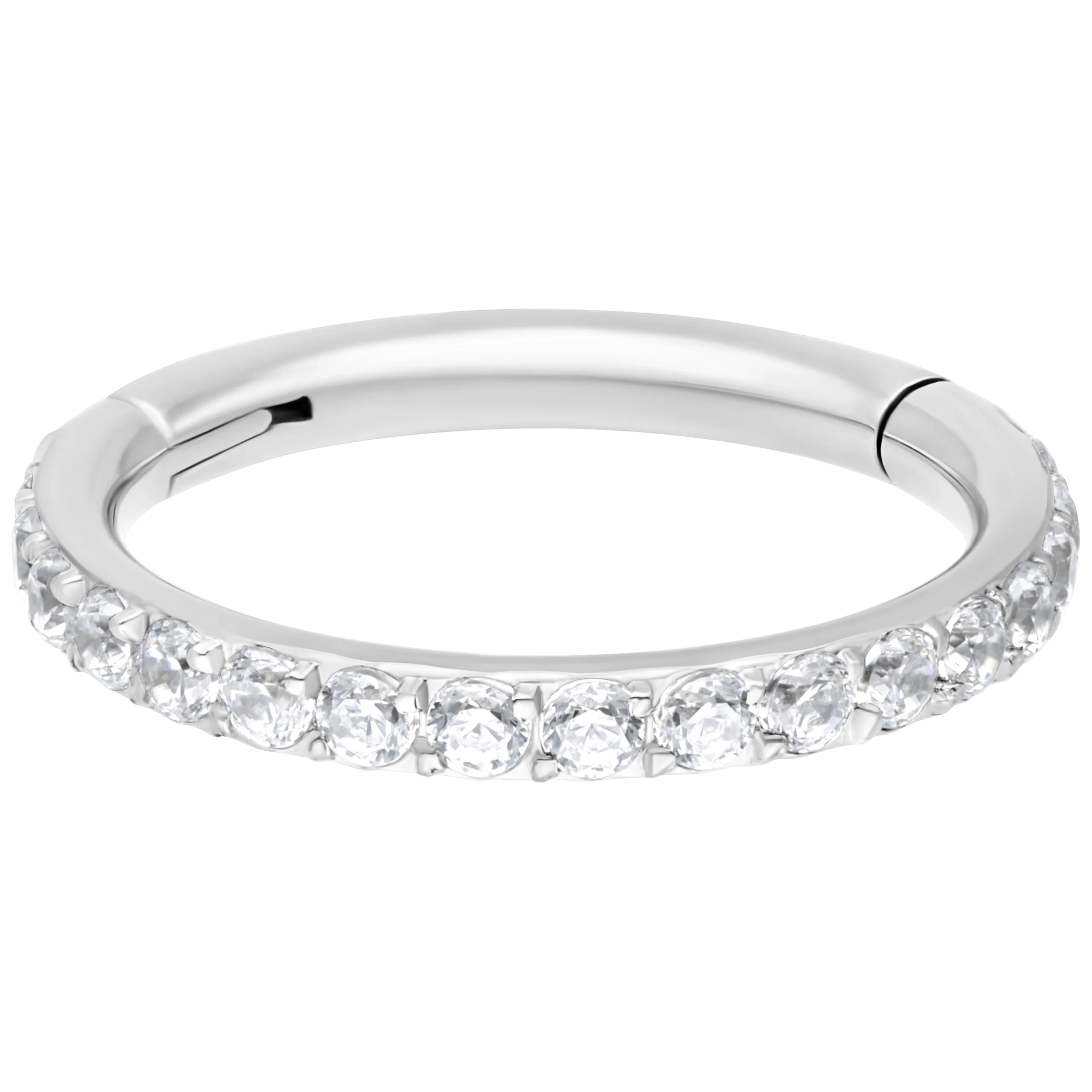 Pave Set Crystals Conch Ring Pave Set Crystals Conch Ring