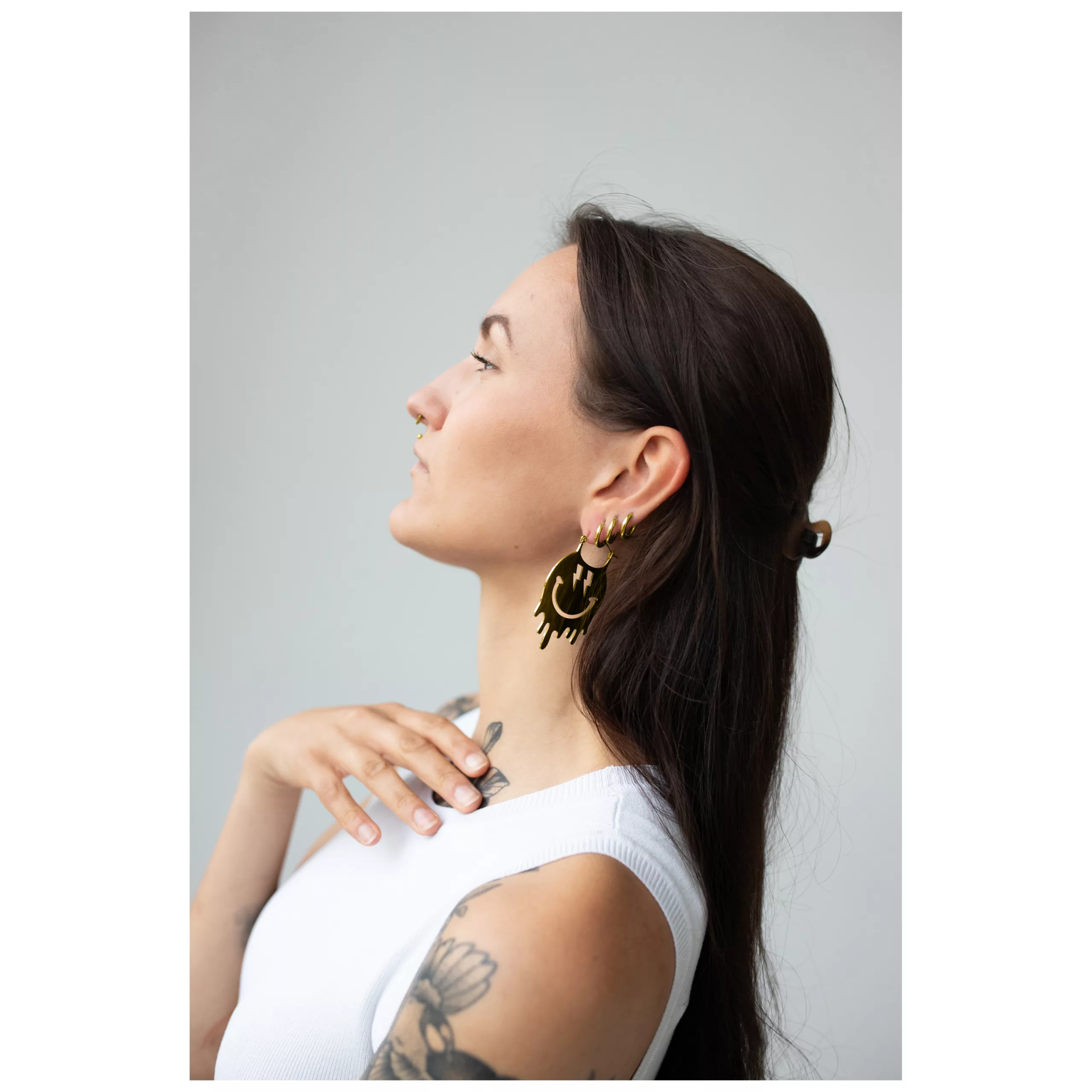 Smiley Big Hoops Pairs Smiley Big Hoops Pairs