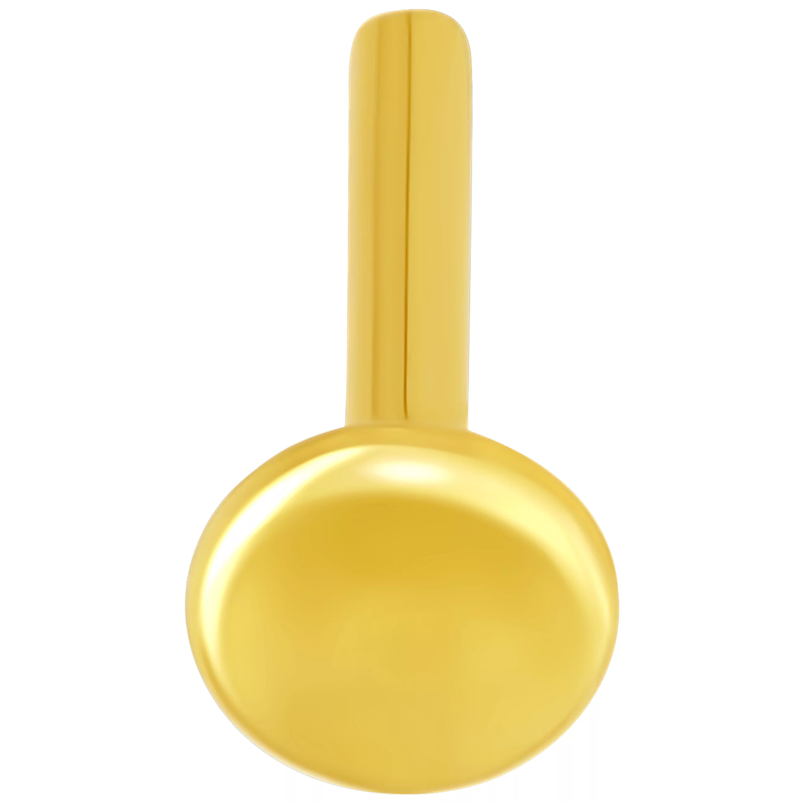 Internally Labret Stud without Attachment 14k Internally Labret Stud without Attachment 14k