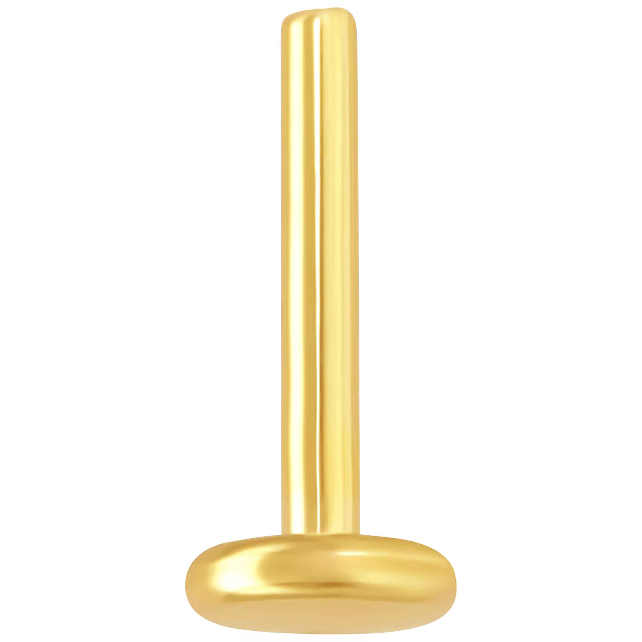 Internally Labret Stud without Attachment 14k Internally Labret Stud without Attachment 14k