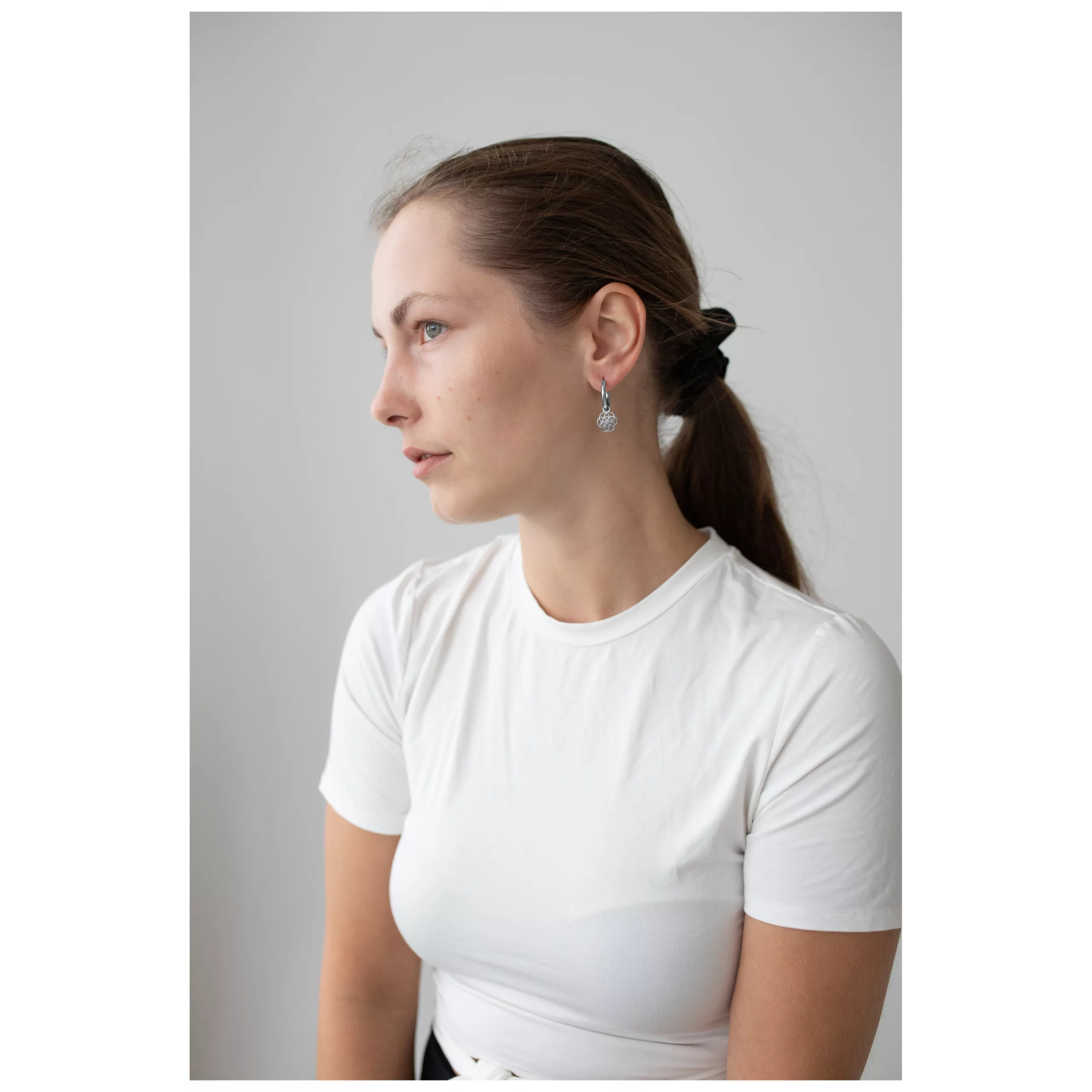 Little Flower of Life Hoops Little Flower of Life Hoops