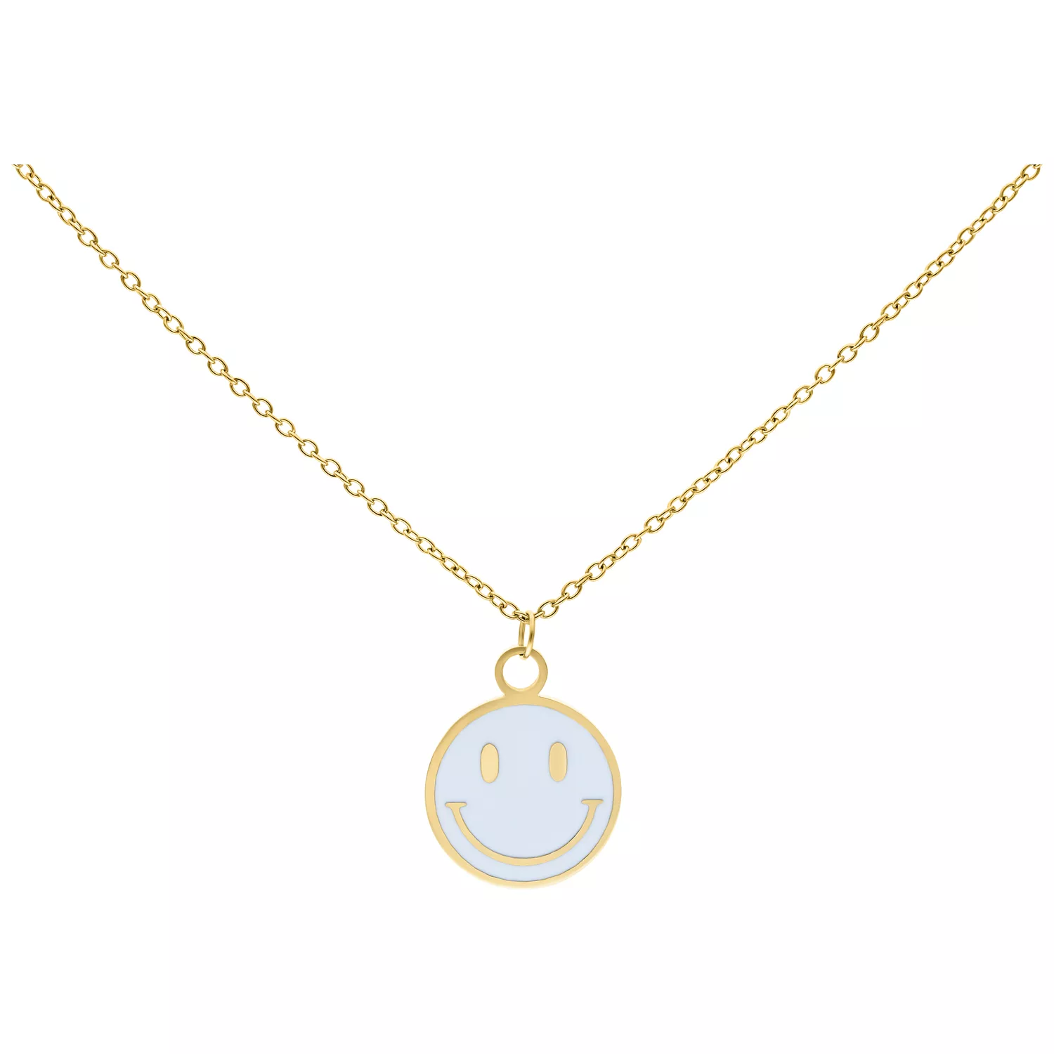 Little White Smiley Necklace Little White Smiley Necklace