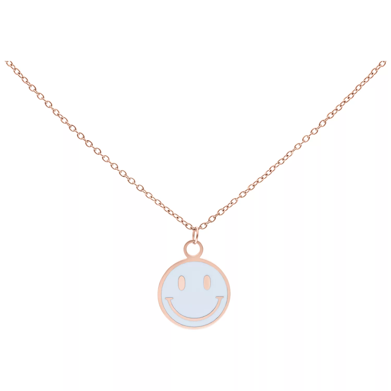 Little White Smiley Necklace Little White Smiley Necklace