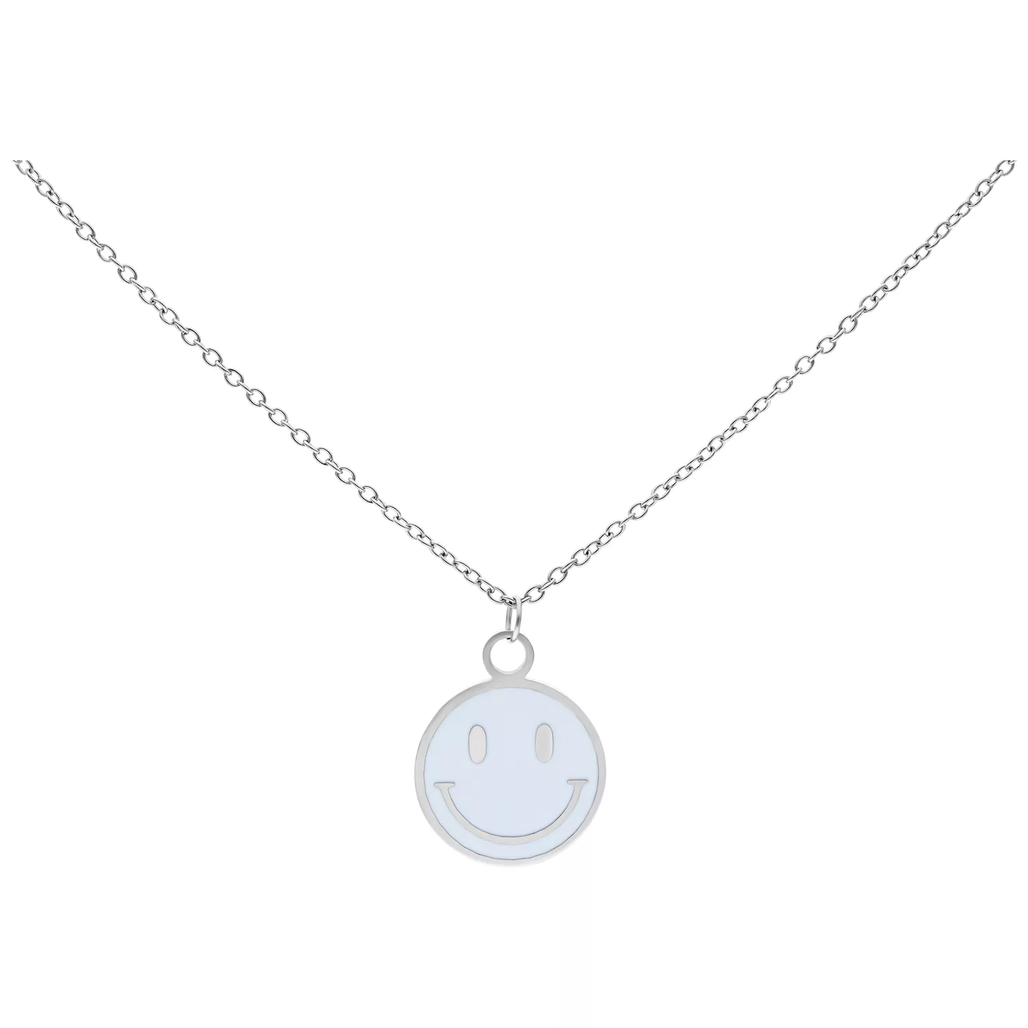 Little White Smiley Necklace Little White Smiley Necklace