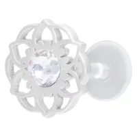 Mandala Flower Push-Fit Labret