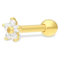 18k Crystal Flower