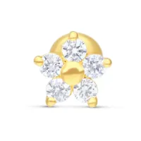 18k Crystal Flower