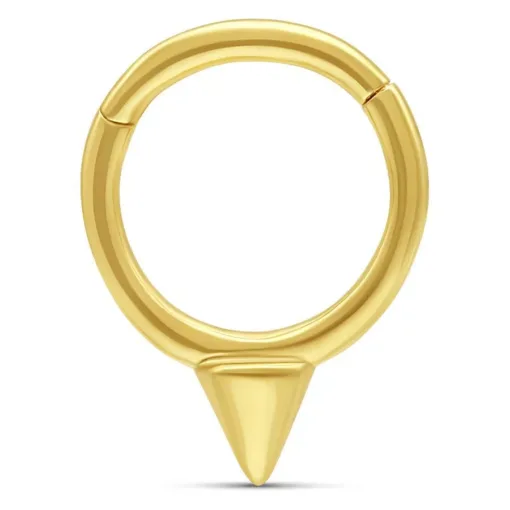 14k Cone Hinged Ring