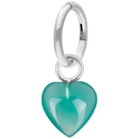 Stone Heart Belly Ring