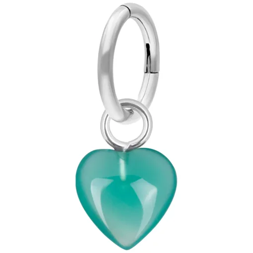 Stone Heart Belly Ring