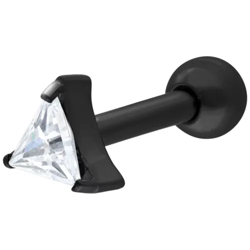 Crystal Triangle Earbarbell