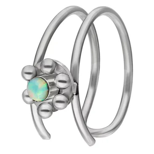 Opal Flower Lipcuff