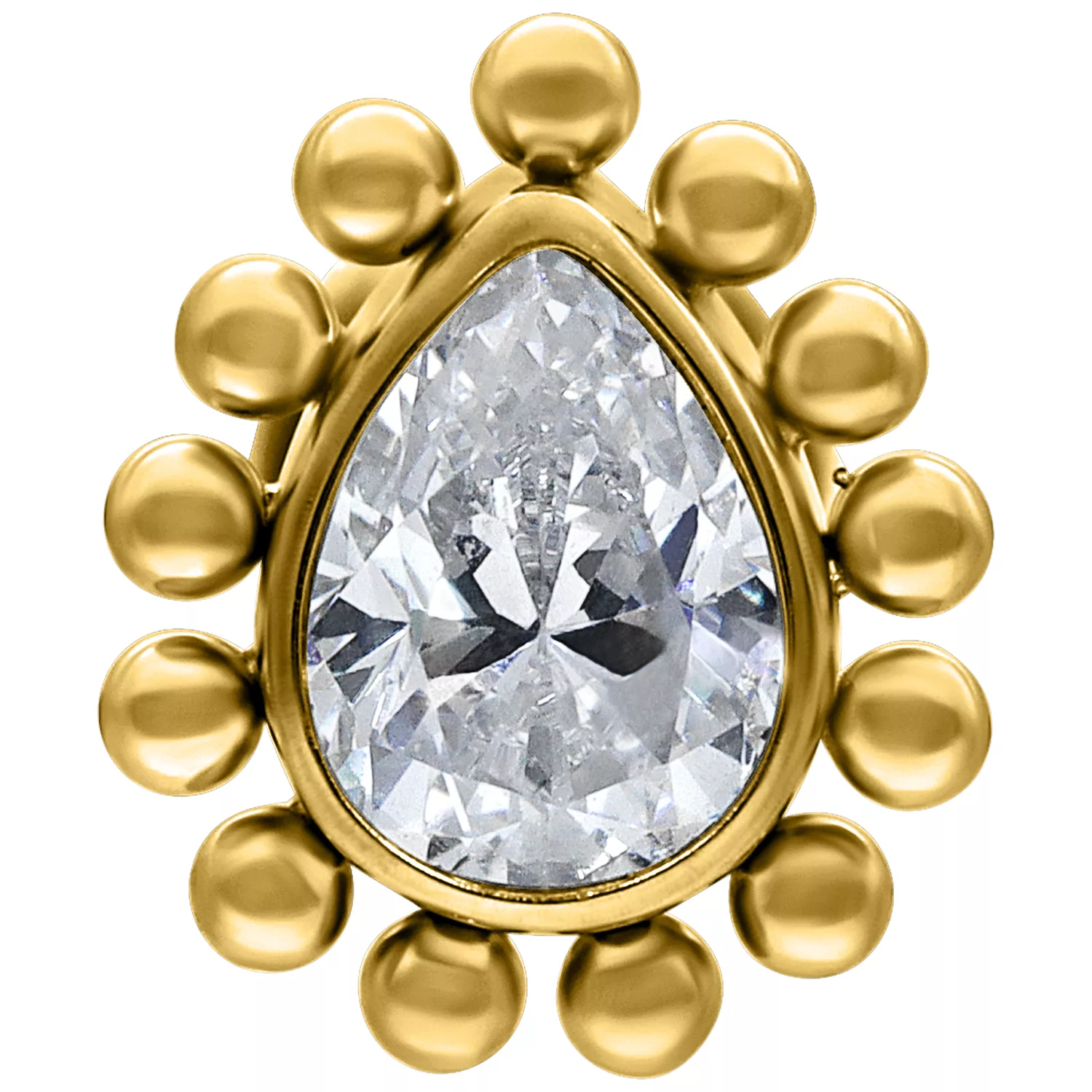 Push Fit Crystal Teardrop Attachment Push Fit Crystal Teardrop Attachment