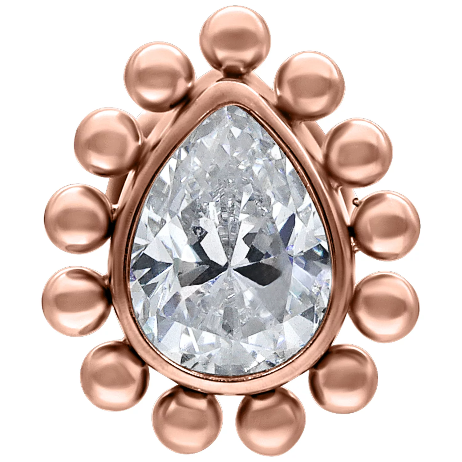 Push Fit Crystal Teardrop Attachment Push Fit Crystal Teardrop Attachment