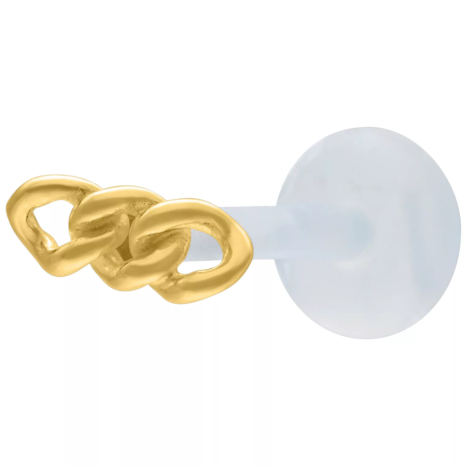 Small Chunky Chain Push Fit Labret Small Chunky Chain Push Fit Labret