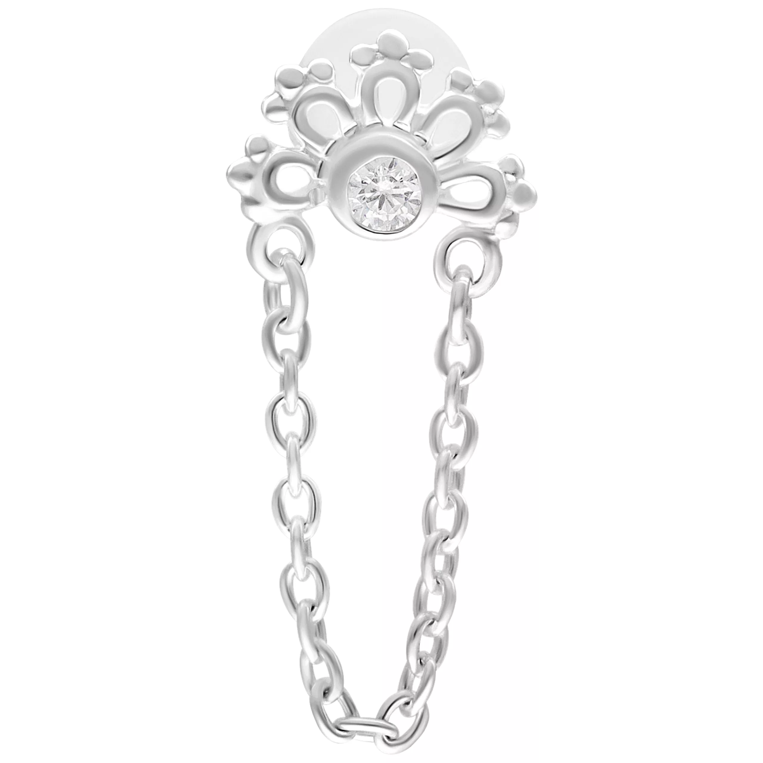 Crystal Sunrise Push Fit Labret