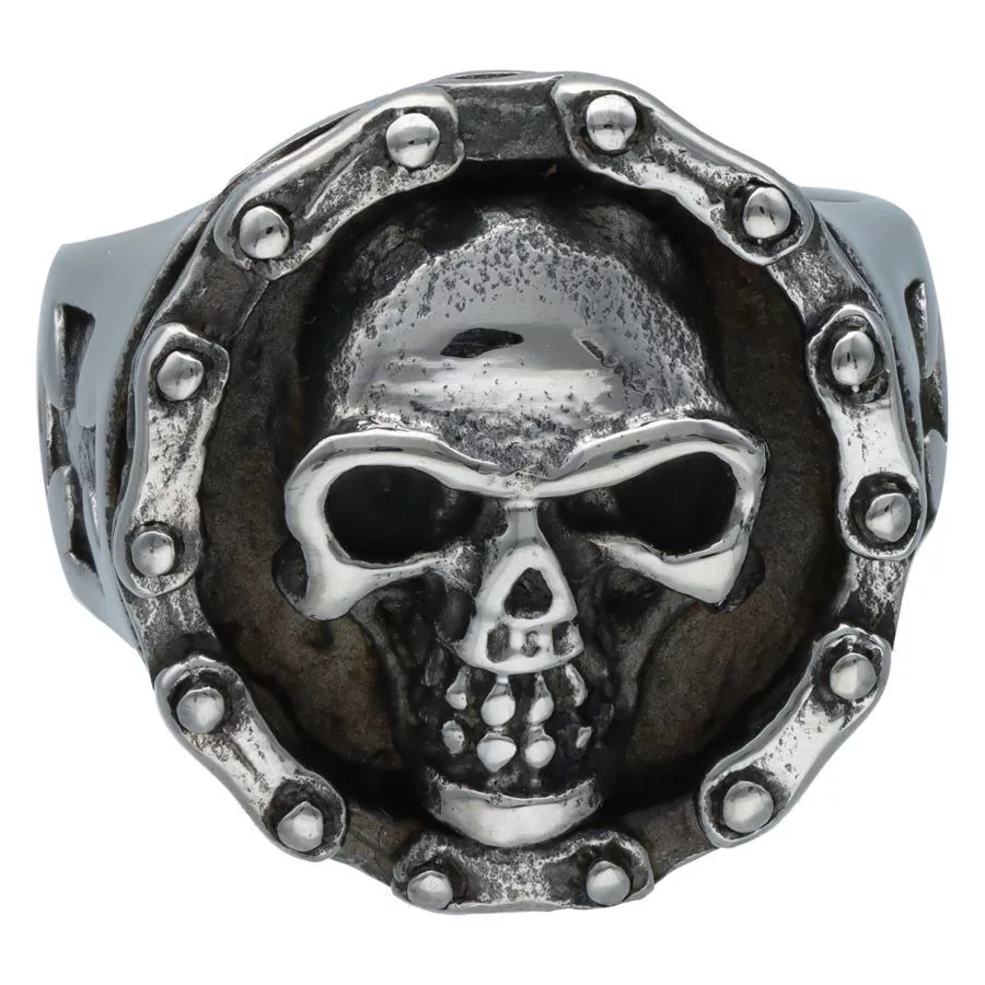 Skull Machine Ring