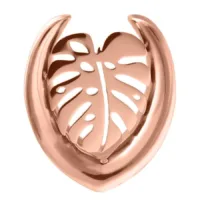 Ear Saddles Roségold Monstera