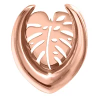 Ear Saddles Roségold Monstera
