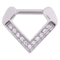 Jewelled Triangle Septum Clicker