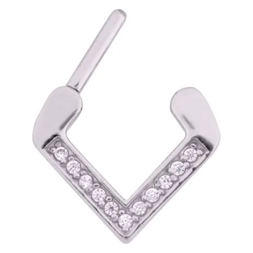 Jewelled Triangle Septum Clicker