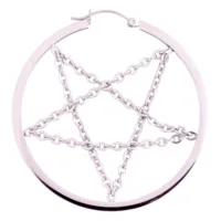 Pentagram Chain Hoops