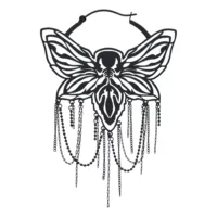 Moth Chain Hoops