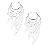 Devil Wing Hoops