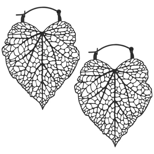 Lovely Leaf Hoops