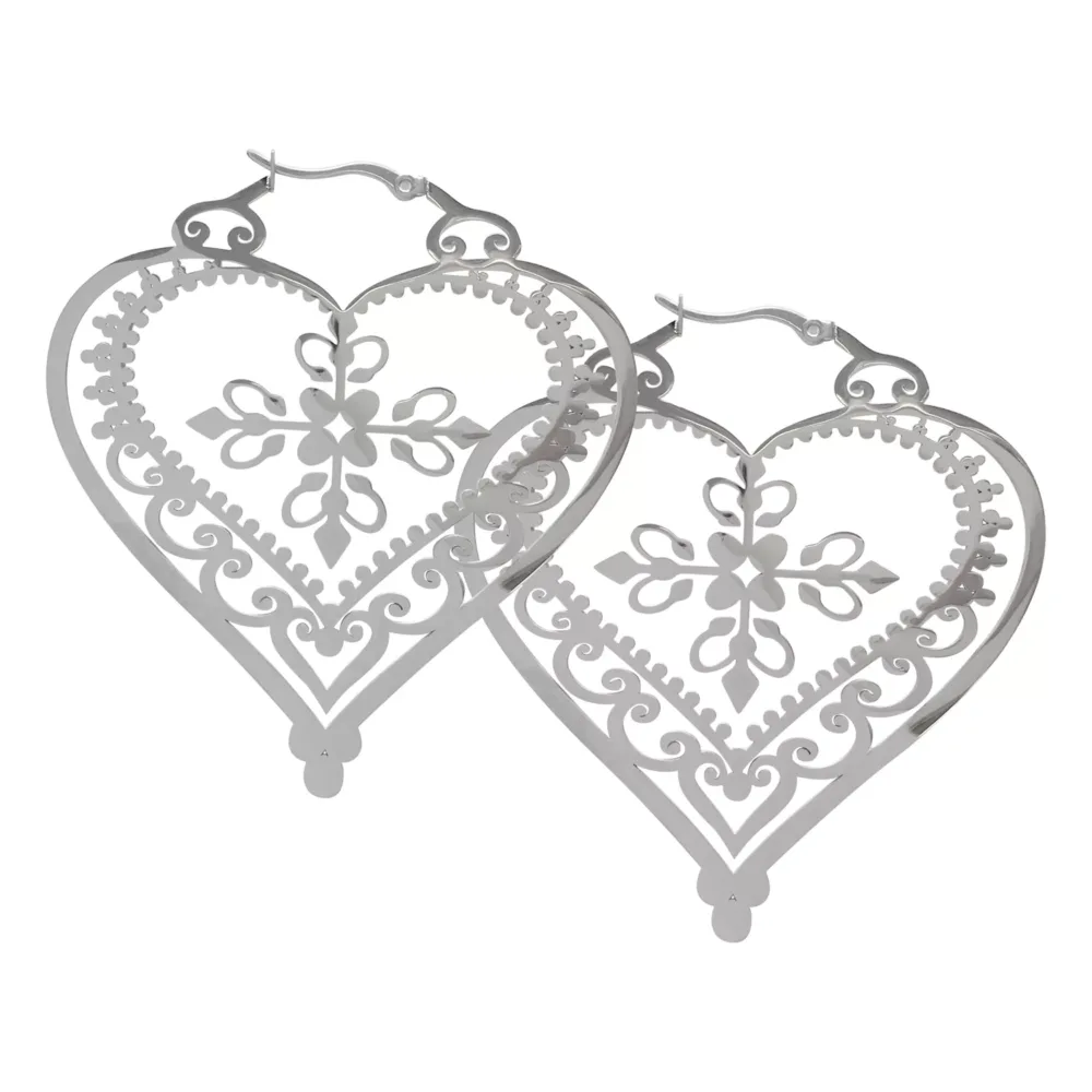 Heart of Royal Blood Hoops