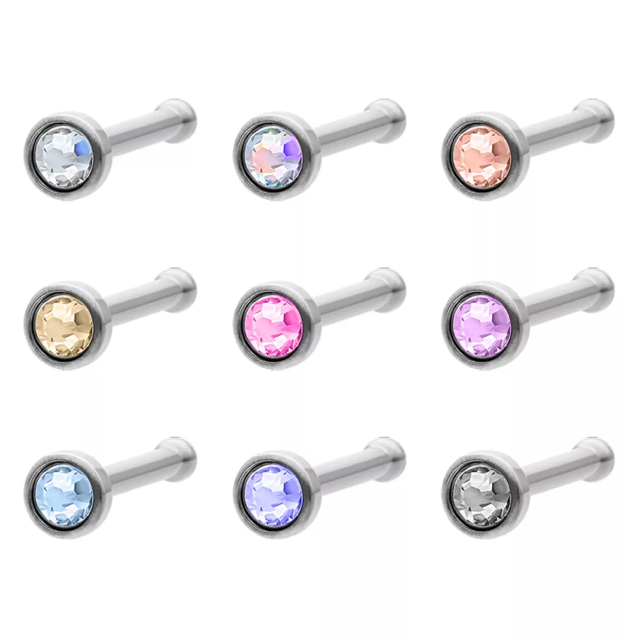 Disco Dermal Anchor In Titanio Con Cristallo - 5.00 Mm, Anallergico, Colore Nero/Kristall - Foto 7