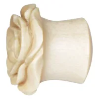Crocodile Wood Carved Flower 02
