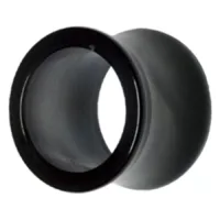 Black Acrylic Double Flared Eyelet