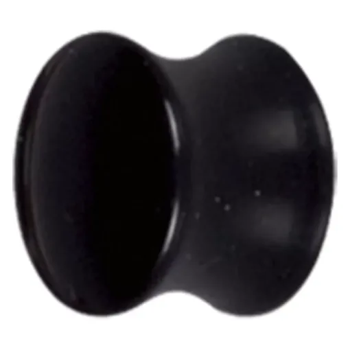 Black Acryl Flared Plug