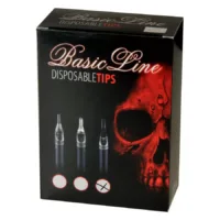 Basic Line - Disposable Clear Long Tip Flat