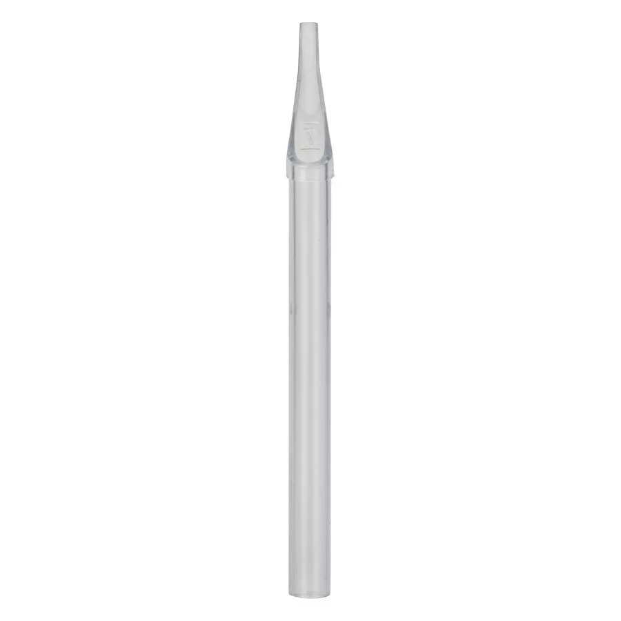 Basic Line - Disposable Clear Long Tip Flat