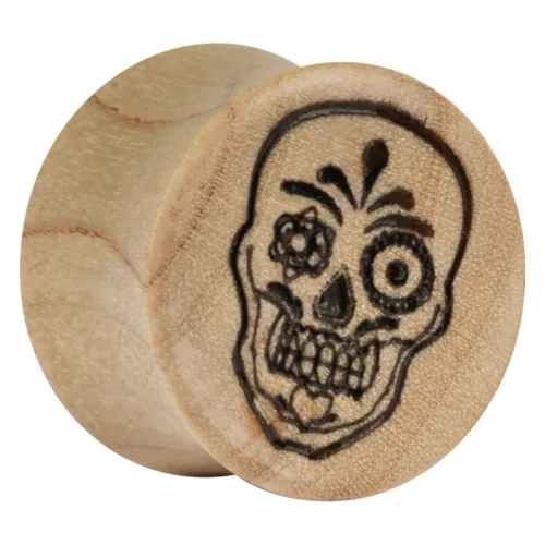 Earganic® - Mexican Skull on Crocodile