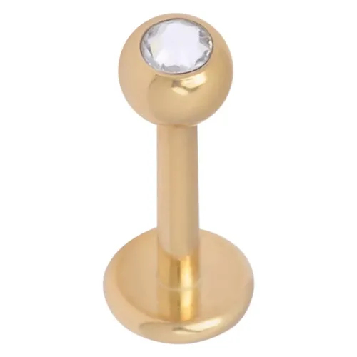 Titan Zirconline® Jewelled Micro Labret Stud