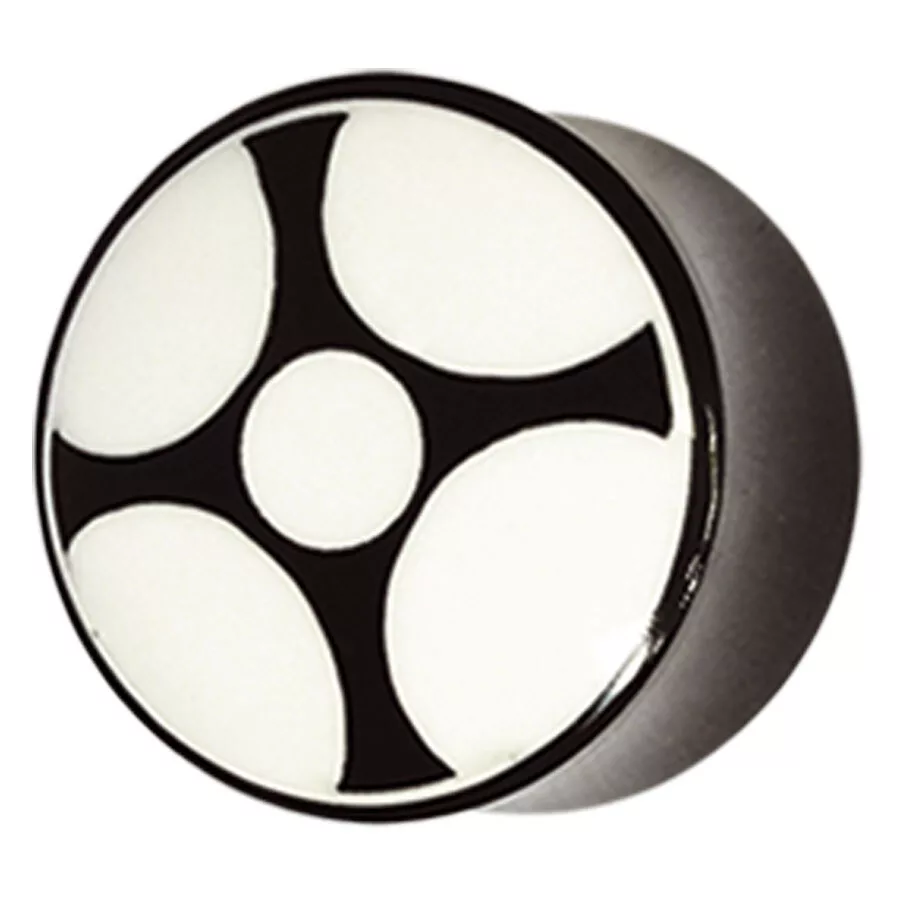 Buffalo Horn Half Moon Plug