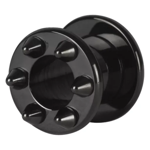 Steel Blackline® Cone Flesh Tunnel