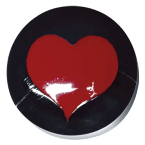 Buffalo Horn Red Heart Plug