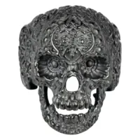Tattooed Skull Ring