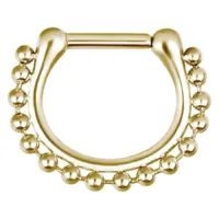 Steel Zirconline® - Hinged Septum Shiny Chain