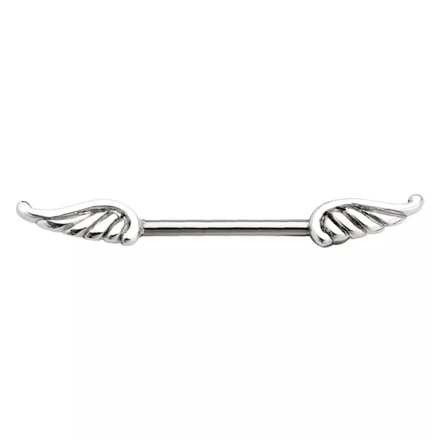 Silver Winged Barbell