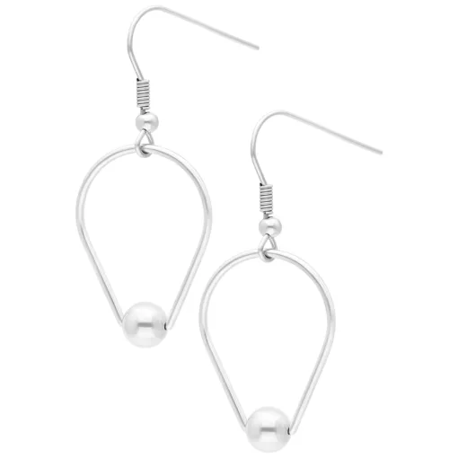 Teardrop-Ring Earrings